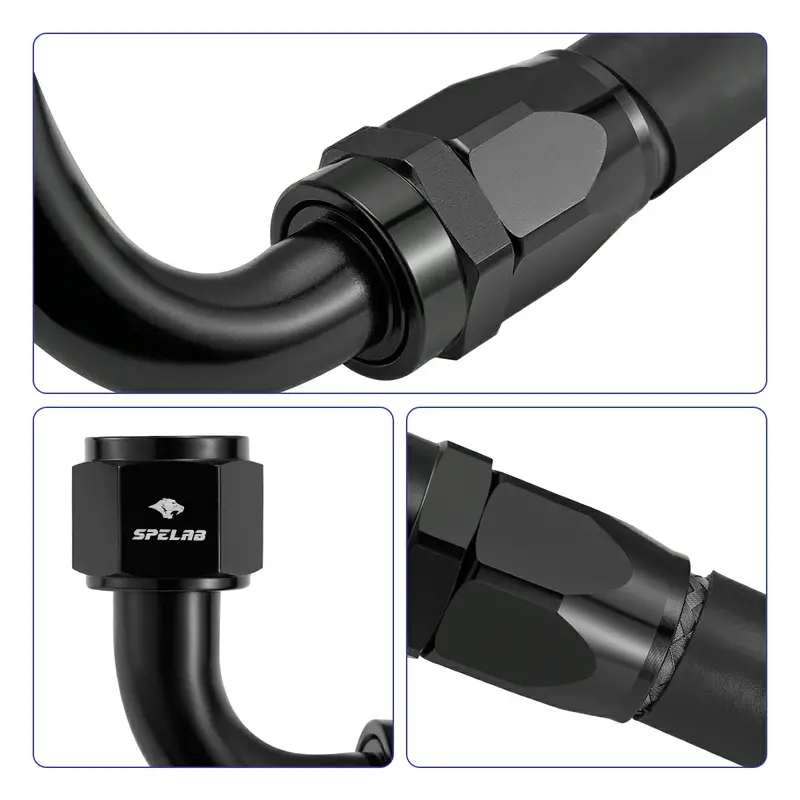 Dry Sump Oil Line Kit For 2001-2016 Gm 6.6L Duramax Lb7/Lly/Lbz/Lmm/Lml 2