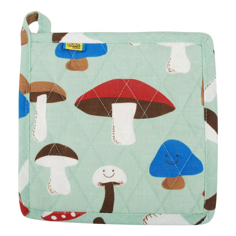 Duns Pot Holder - Jade Mushrooms 1