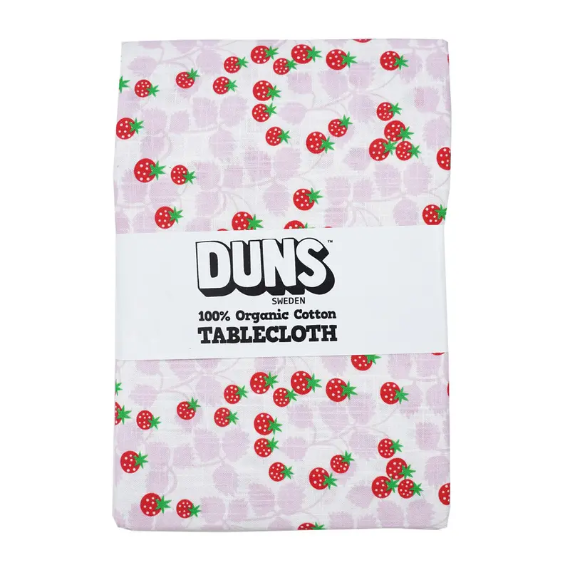 Duns Table Cloth - Wild Strawberries Lavender 1