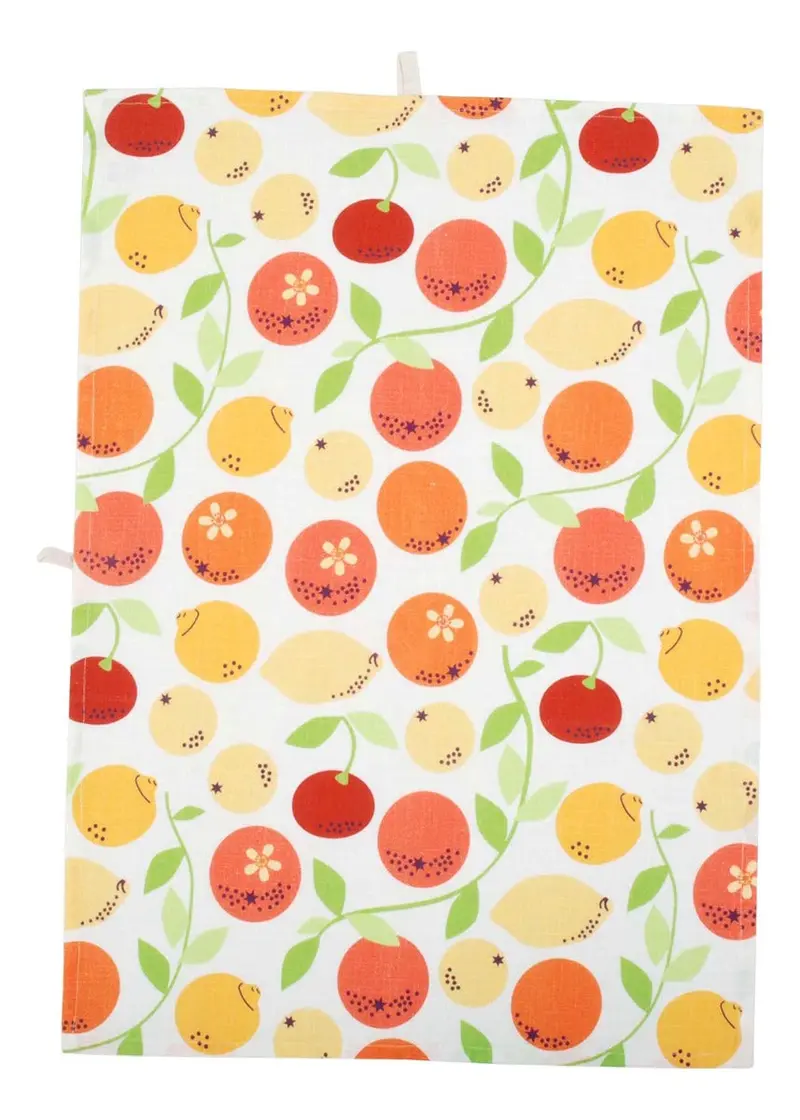 Duns Tea Towel - Citrus 1