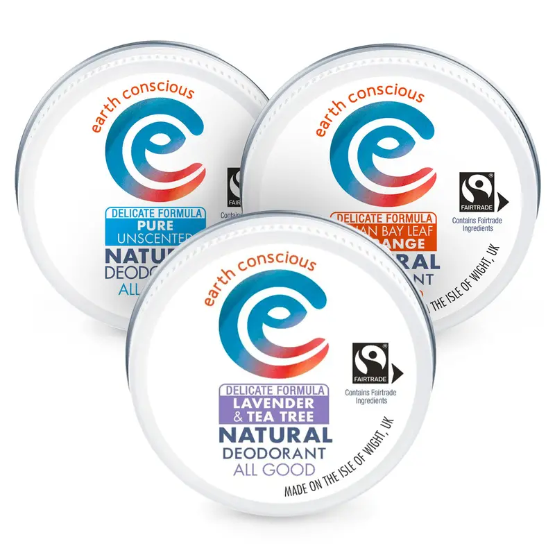 Earth Conscious Delicate Deodorant Balm Tin 1