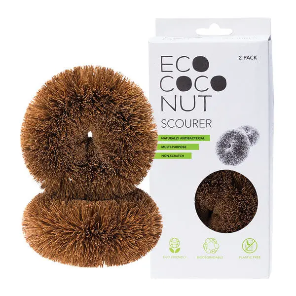 Eco Coconut Twin Pack Scourer 1