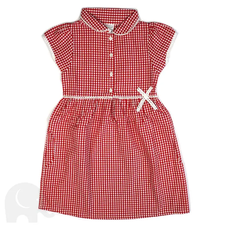 Eco Outfitters Gingham Summer Dress – Organic School Uniform Option