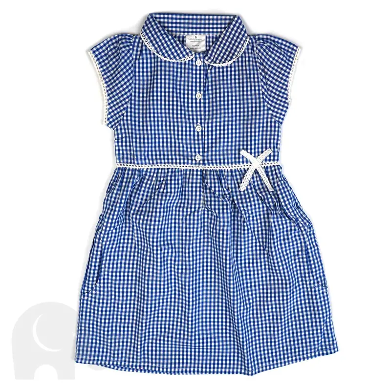 Eco Outfitters Gingham Summer Dress – Organic School Uniform Option