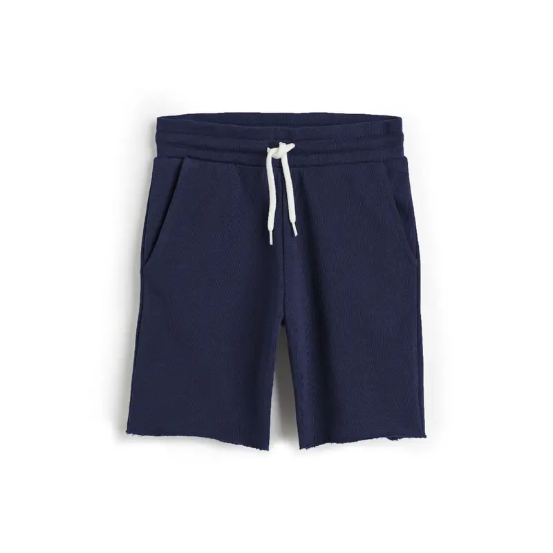 Eco Outfitters Organic Cotton Drawstring Sweat Shorts  - Navy 1