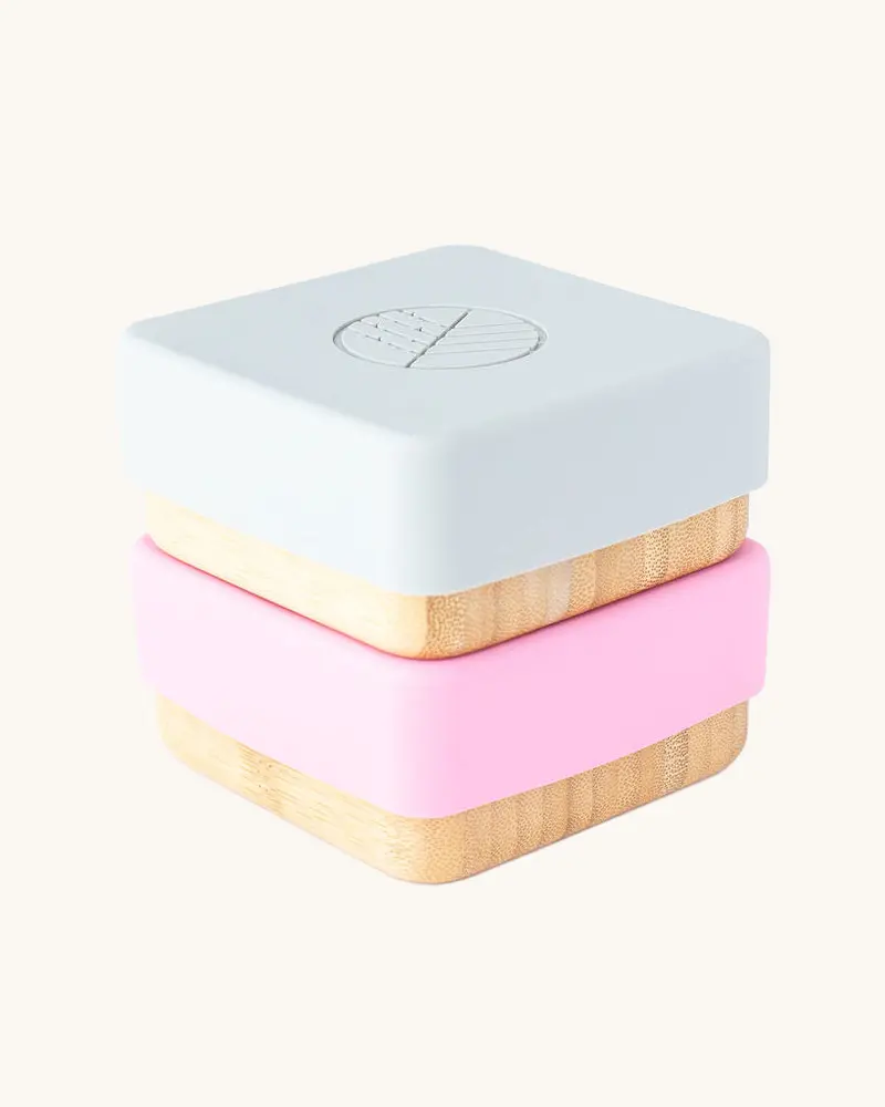 Eco Rascals Bamboo Snack Pots Two Pack 1