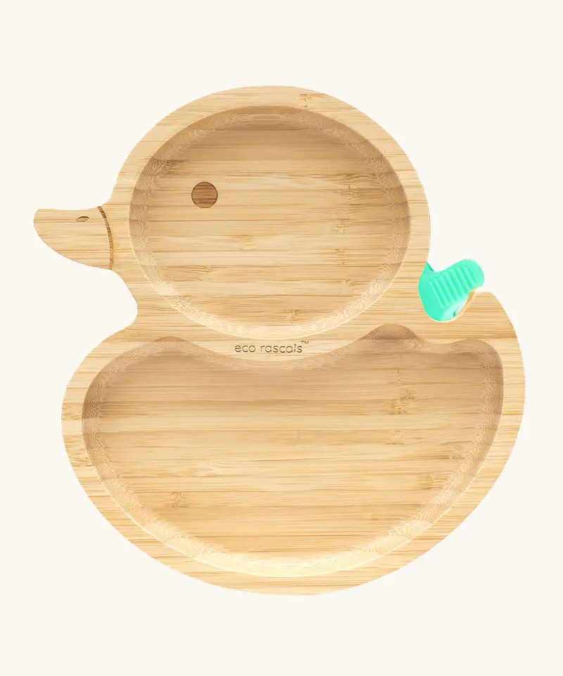 Eco Rascals Duck Bamboo Suction Plate 2