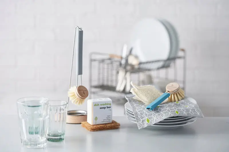 Ecoliving Dish Brush With Replaceable Head - Black 2