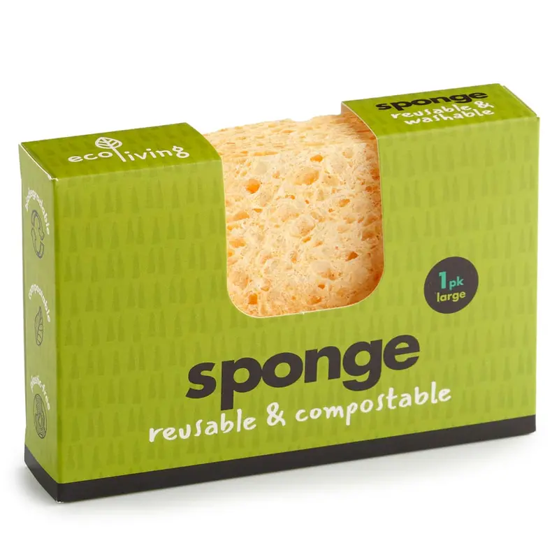 Ecoliving Large Compostable Sponge 1