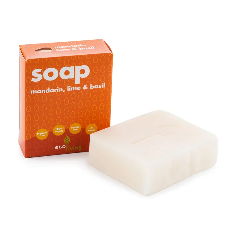 Ecoliving Lime, Basil & Mandarin Soap 100G 1