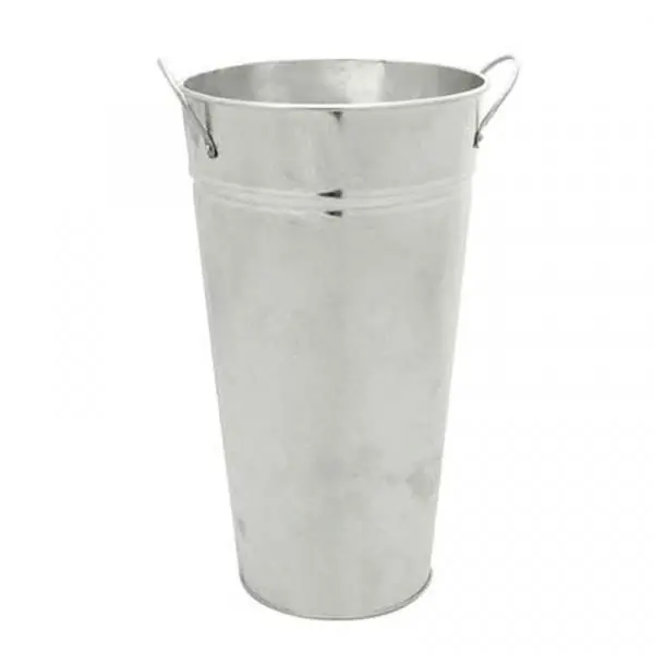 Ecoliving Metal Toilet Brush Holder - Silver 1