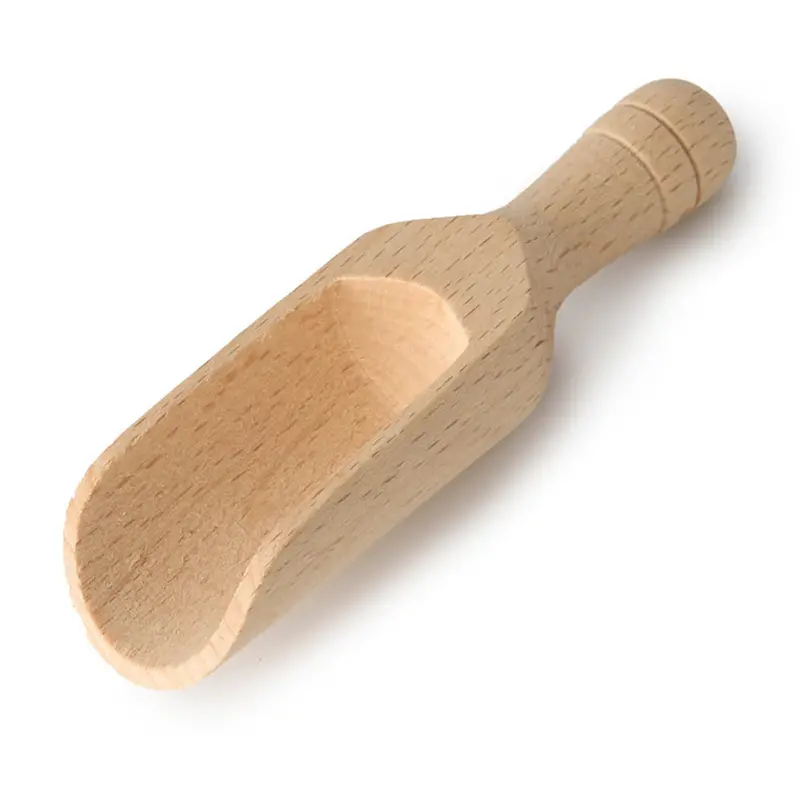 Ecoliving Mini Wooden Scoop 14Cm 1