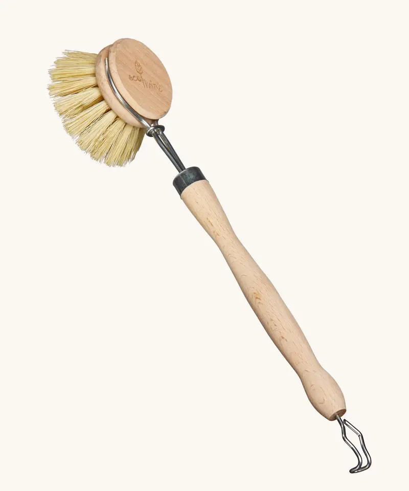 Ecoliving Short Handle Wooden Dish Brush 1
