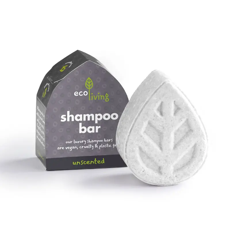 Ecoliving Solid Shampoo Bar - Fragrance Free 1