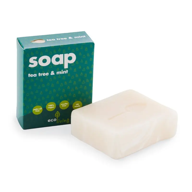 Ecoliving Tea Tree & Mint Soap 100G 1
