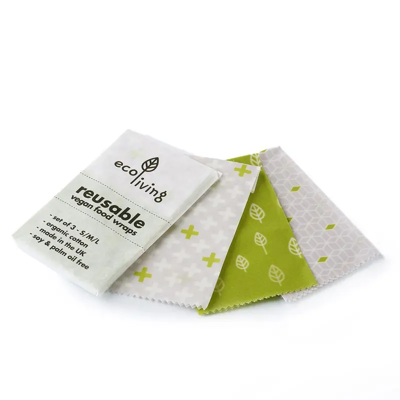 Ecoliving Vegan Food Wraps - Set Of 3 1