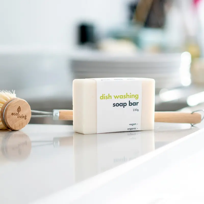 Ecoliving Washing-Up Dish Soap Bar 230G 2