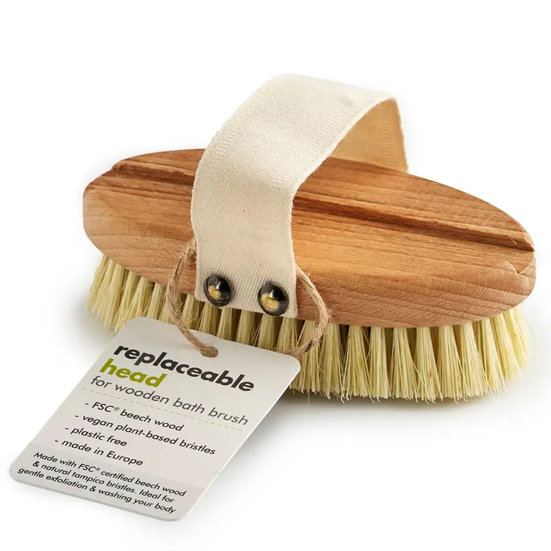 Ecoliving Wooden Hand Held Bath Brush 1