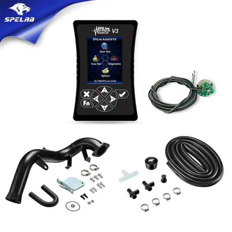 Egr/Ccv Reroute/Tuner/ Delete 2007.5-2010 Lmm 6.6L Duramax All-In-One Kit |Spelab 13