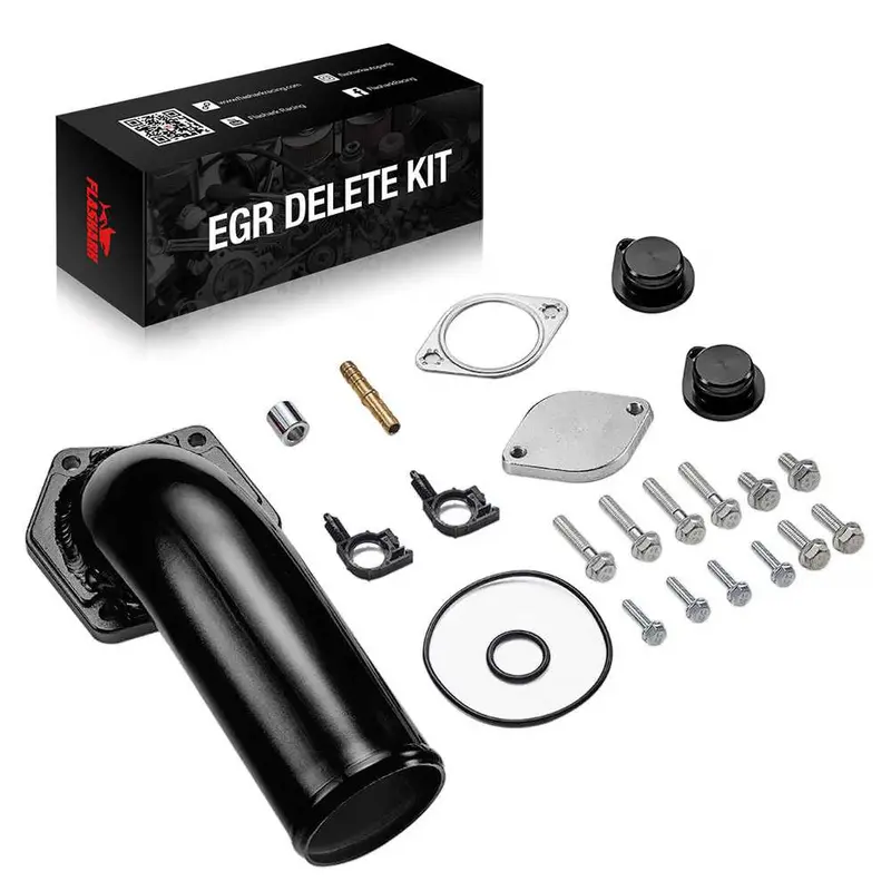 Egr Delete Kit For 2008-2010 6.4L Ford Powerstroke Turbo Diesel F250 F350 F450 2