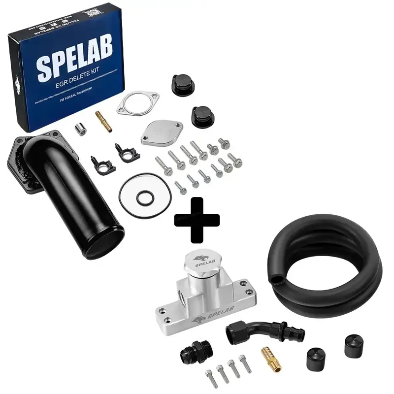 Egr Delete Kit For 2008-2010 Ford 6.4L Powerstroke Turbo Diesel | Spelab 6