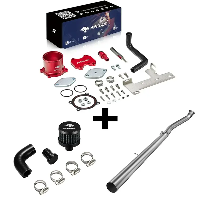 Egr Delete Kit For 2010-2014 Dodge Ram 6.7L Diesel Throttle Valve Cooler | Spelab 9