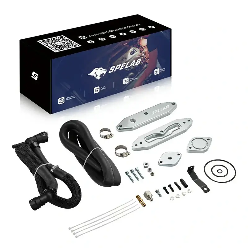 Egr Delete Kit For 2015-2016 6.7L Powerstroke Diesel Ford F250 F350 F450 F550 W/Coolant Bypass | Spelab 3