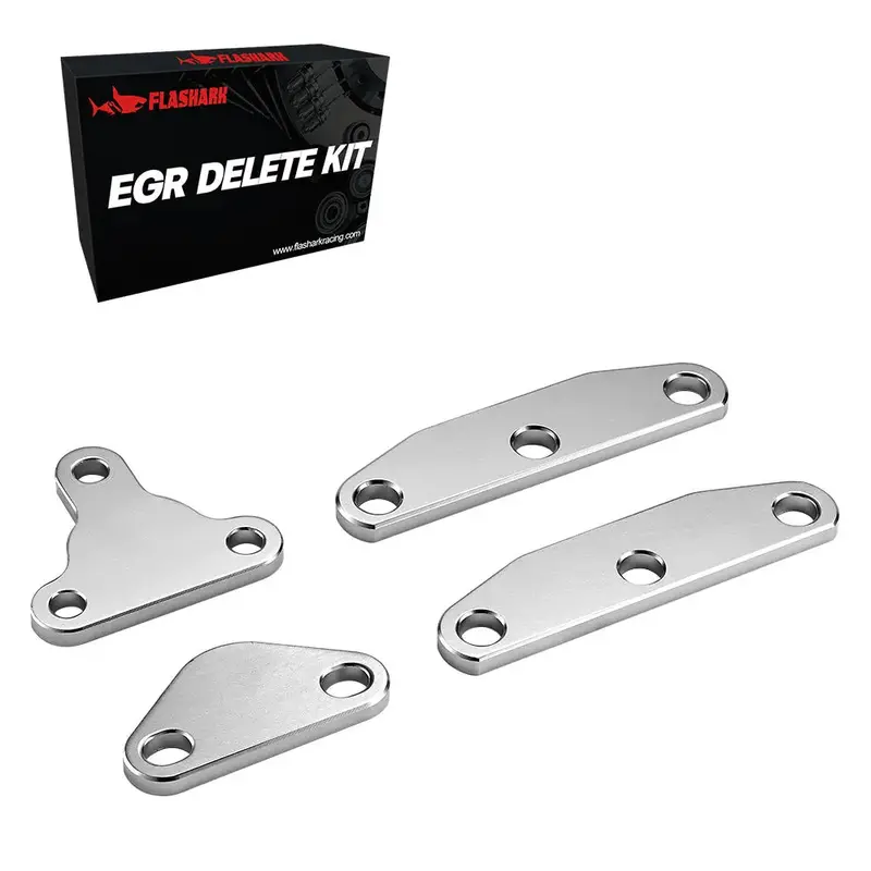 Egr Smog Exhaust Intake Block Off Plate Kit For Toyota 20R 22Re Generic 1