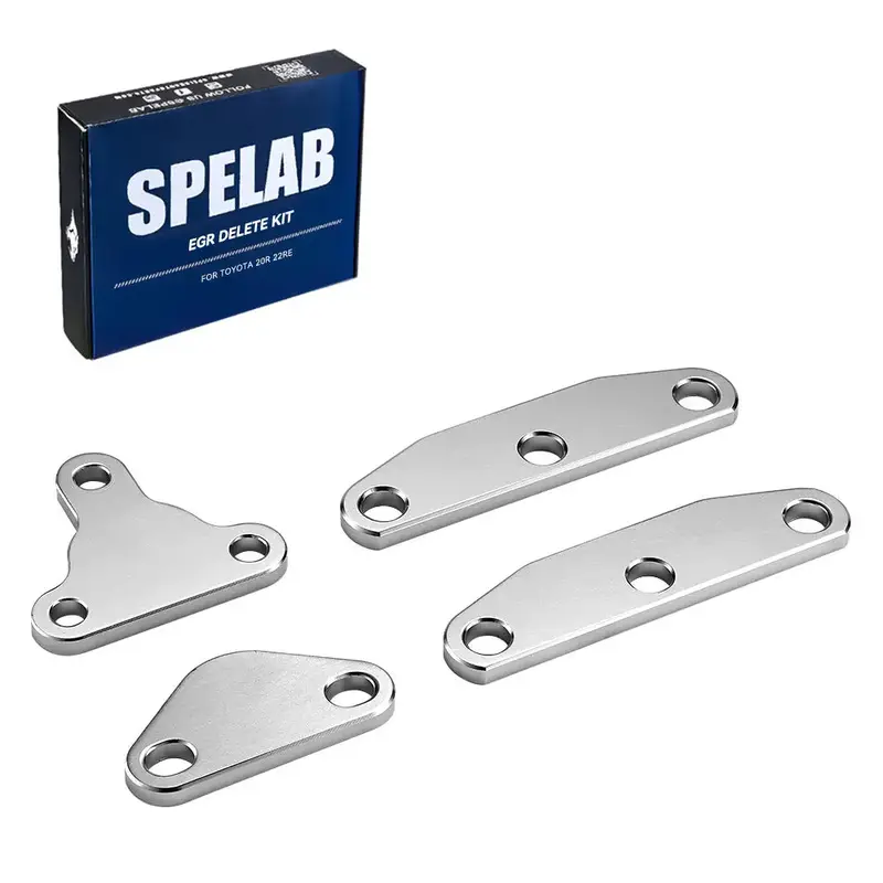 Egr Smog Exhaust Intake Block Off Plate Kit For Toyota 20R 22Re Generic | Spelab 1