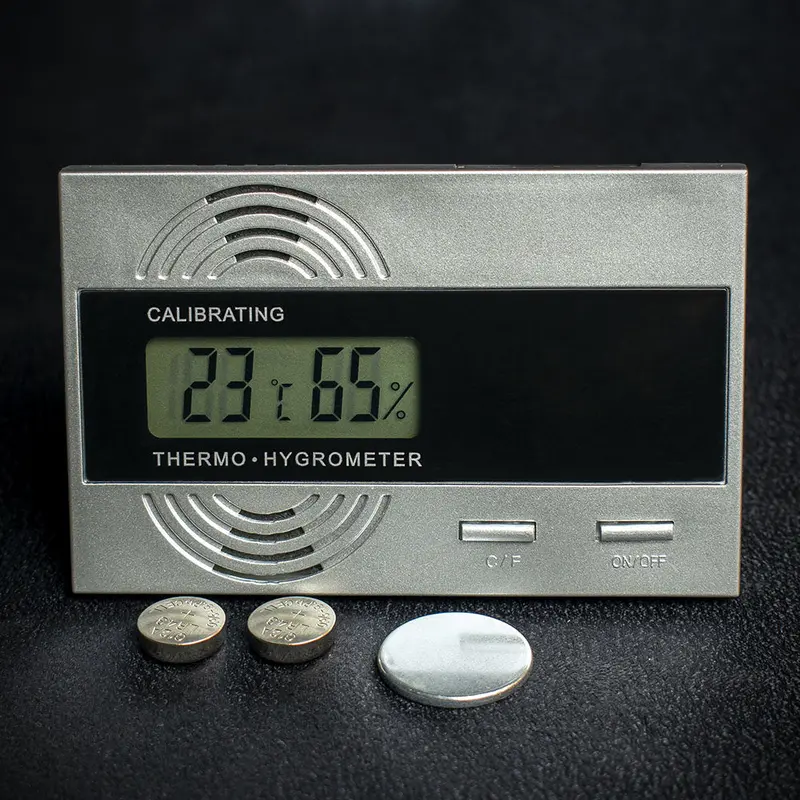 Electronic Cigar Hygrometer & Thermometer 1
