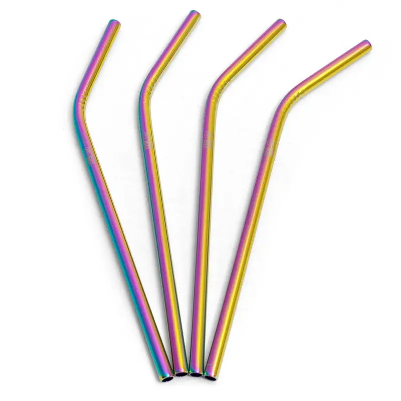 Elephant Box Rainbow Straws - 4 Pack 2