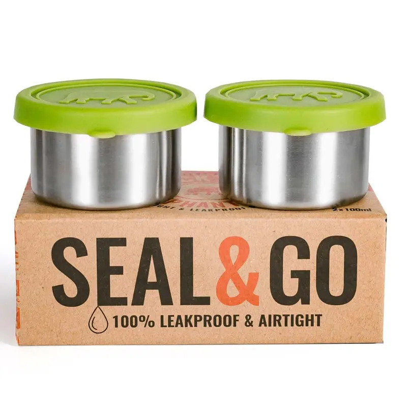 Elephant Box Seal & Go 2 Snack Pots - 100Ml 1