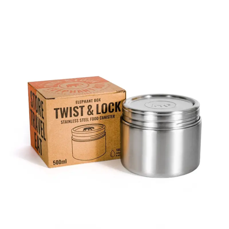 Elephant Box Twist & Lock Food Canister - 500Ml 1