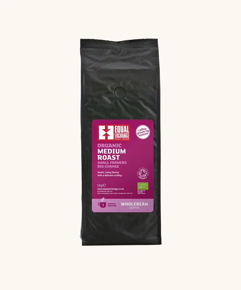 Equal Exchange Coffee Beans - Medium Roast Bbf Sep-25 2