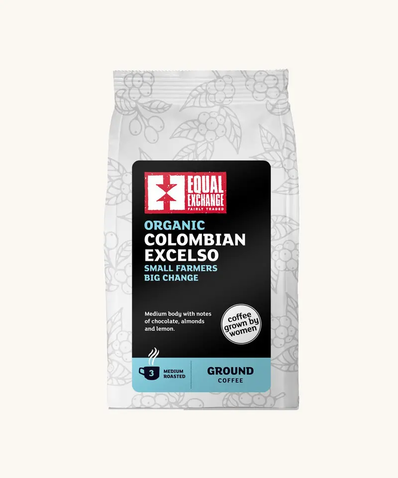 Equal Exchange Ground Coffee - Colombian Excelso 200G Bbf Nov-25 1
