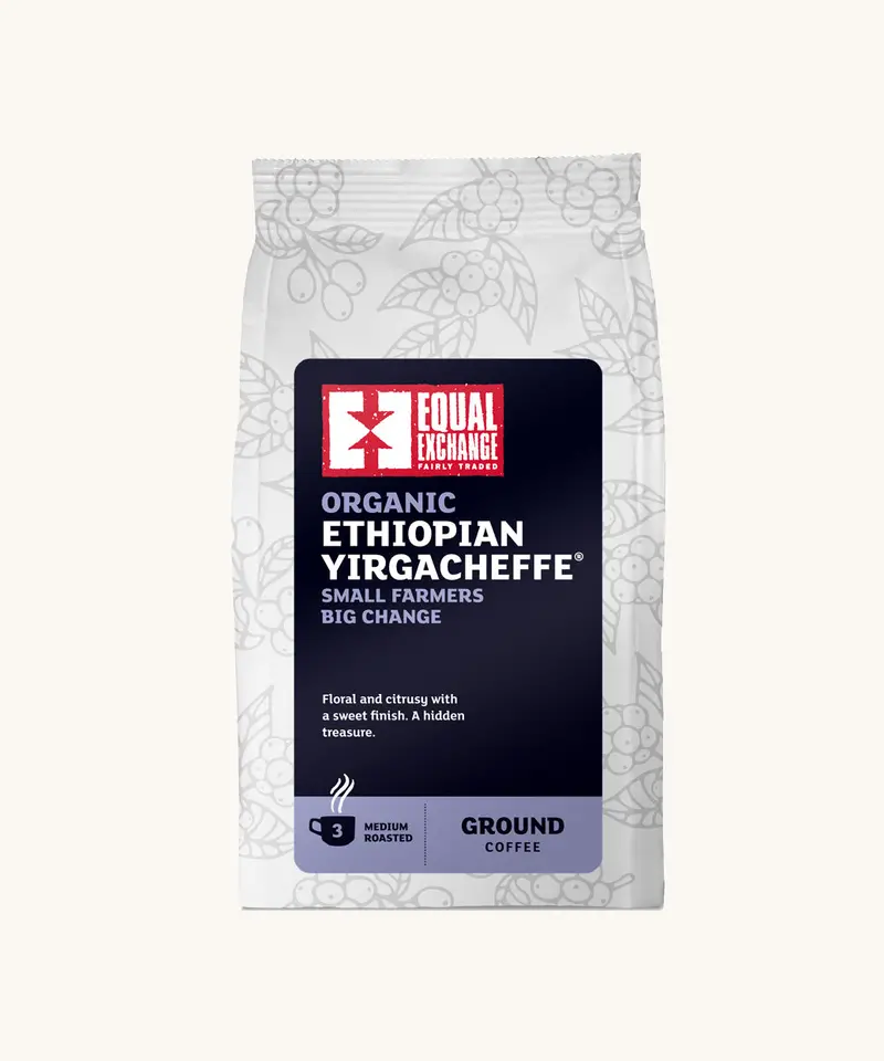 Equal Exchange Ground Coffee - Ethiopian Yirgacheffe 200G Bbf Jan-26 1