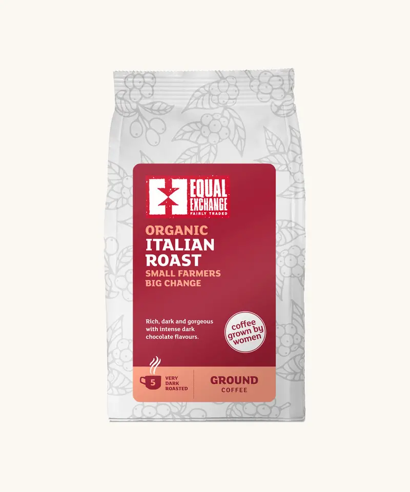 Equal Exchange Ground Coffee - Italian Roast 200G Bbf Jan-26 1