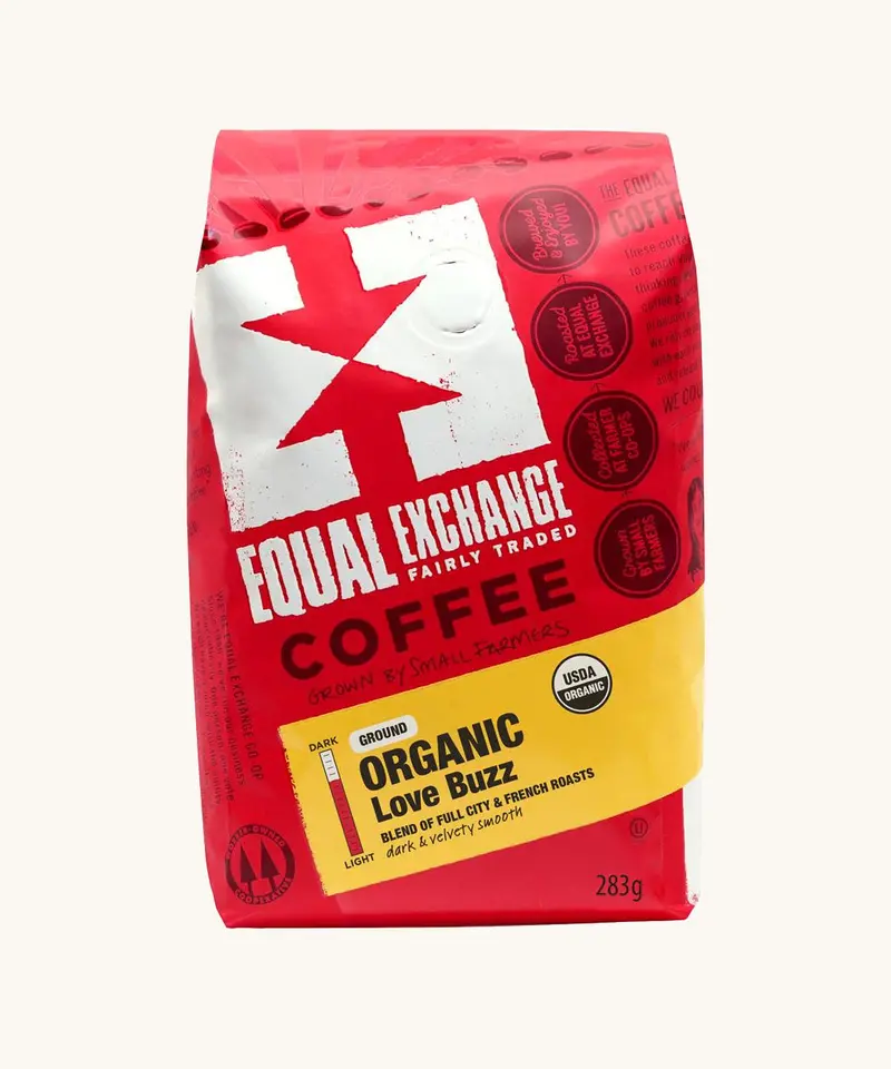 Equal Exchange Ground Coffee - Love Buzz 283G 1