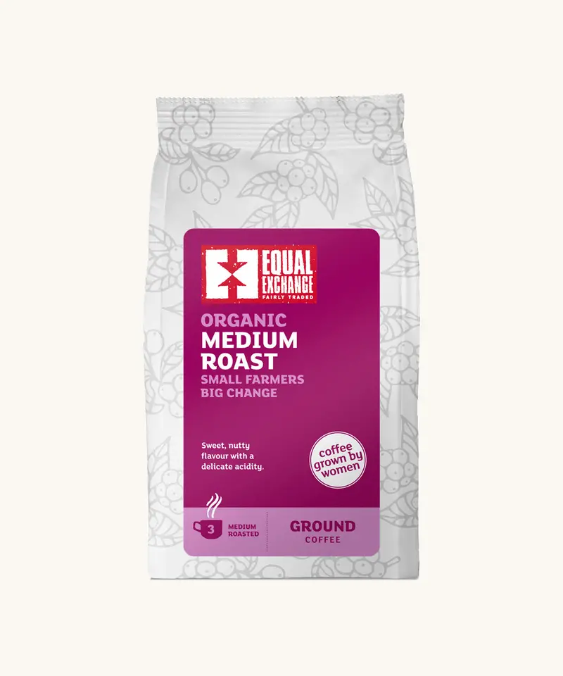 Equal Exchange Ground Coffee - Medium Roast 200G Bbf Feb-26 1