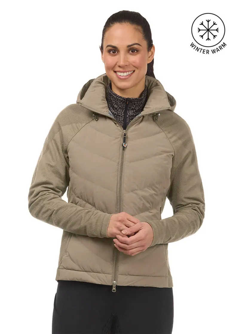 Equitech Hybrid Hooded Quilted Jacket 1