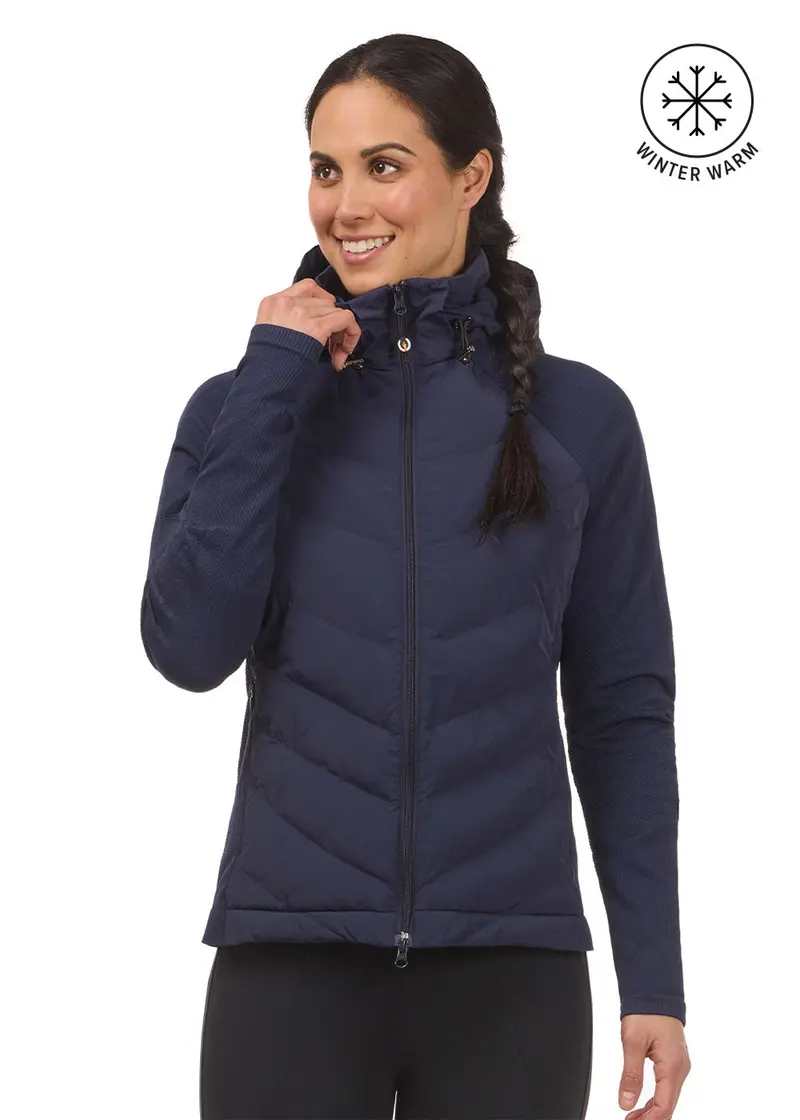 Equitech Hybrid Hooded Quilted Jacket 17