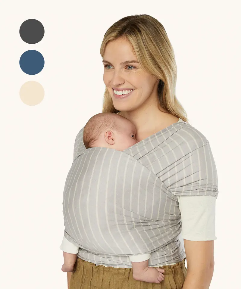 Ergobaby Sustainable Knit Aura Wrap Baby Carrier 1