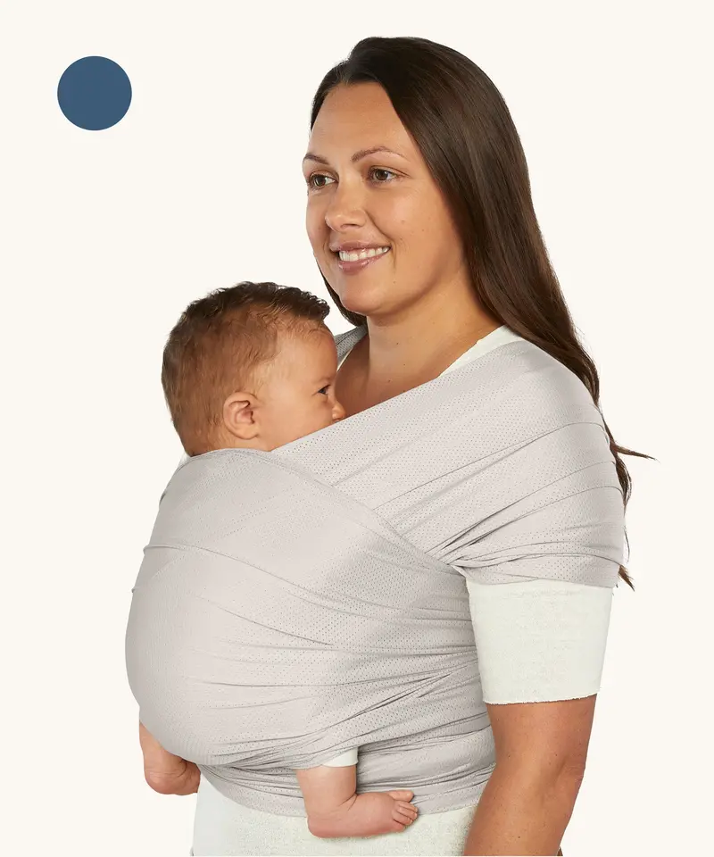 Ergobaby Sustainable Mesh Aura Wrap Baby Carrier 1