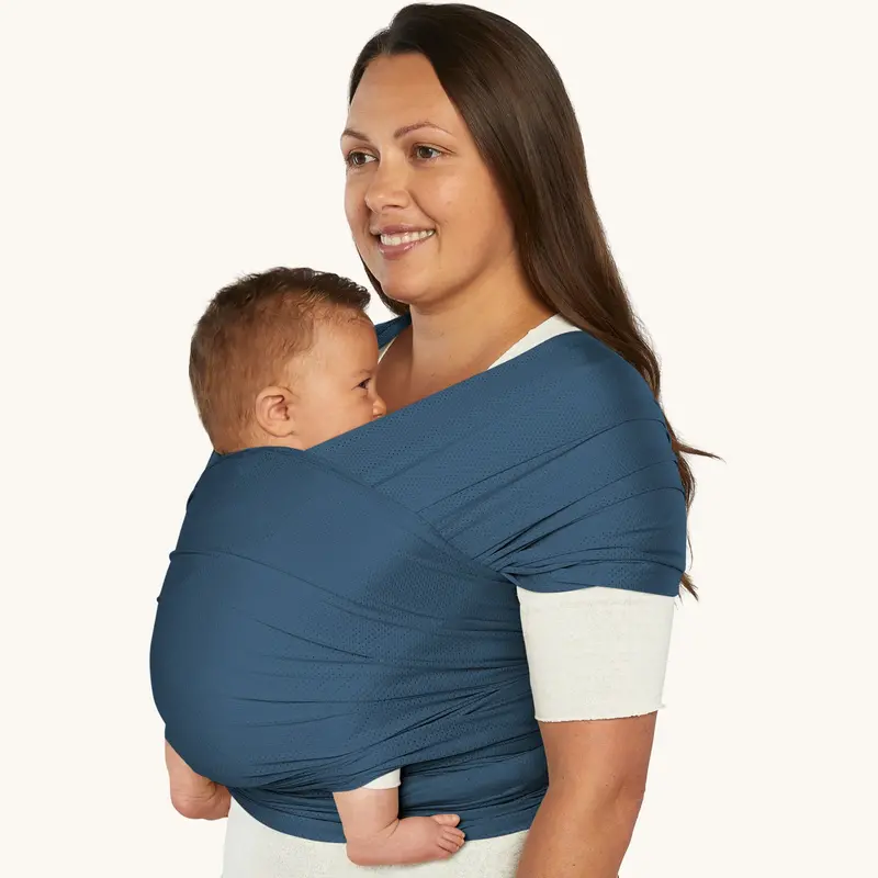 Ergobaby Sustainable Mesh Aura Wrap Baby Carrier 1
