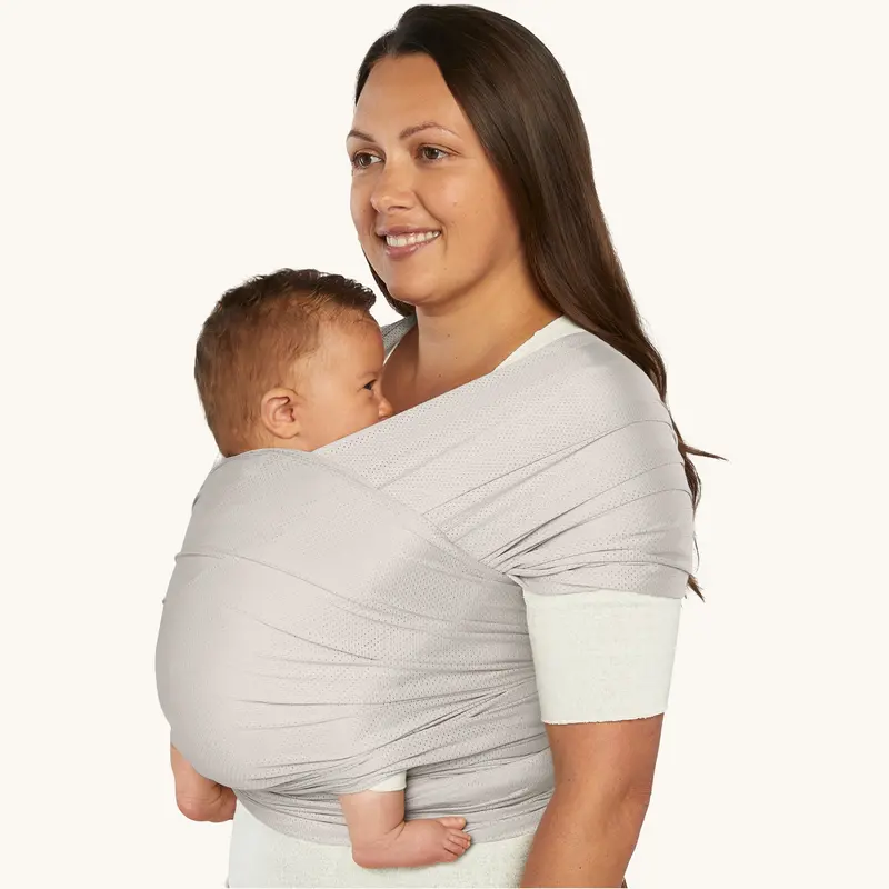 Ergobaby Sustainable Mesh Aura Wrap Baby Carrier 2
