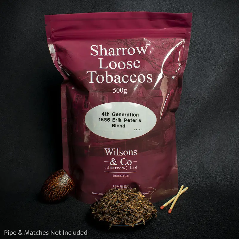 Erik Stokkebye 1855 Erik Peter's Blend Pipe Tobacco - 500G Bag 1