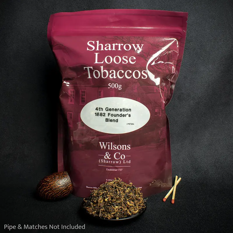 Erik Stokkebye 1882 Founder's Blend Pipe Tobacco - 500G Bag 1