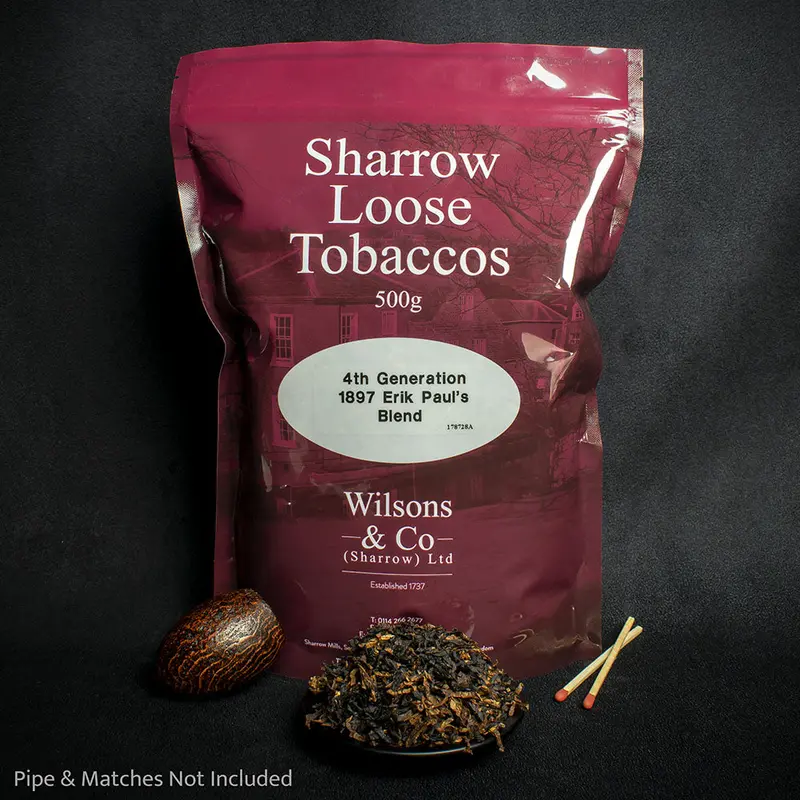 Erik Stokkebye 1897 Erik Paul's Blend Pipe Tobacco - 500G Bag 1