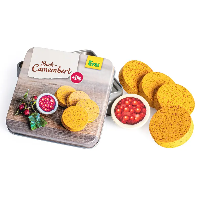 Erzi Baked Camembert In A Tin Wooden Play Food 1