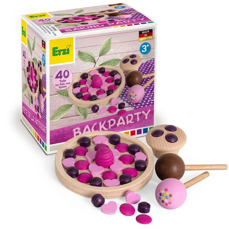 Erzi Baking Party Assortment Wooden Play Food Set 2